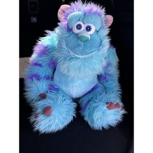 Disney Pixar Monsters Inc Sully  Plush 18" Stuffed Animal  Pre Owned
